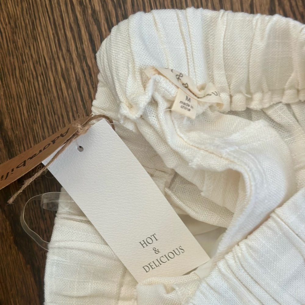 Hot & Delicious Ivory Drawstring Pants - Picture 10 of 15